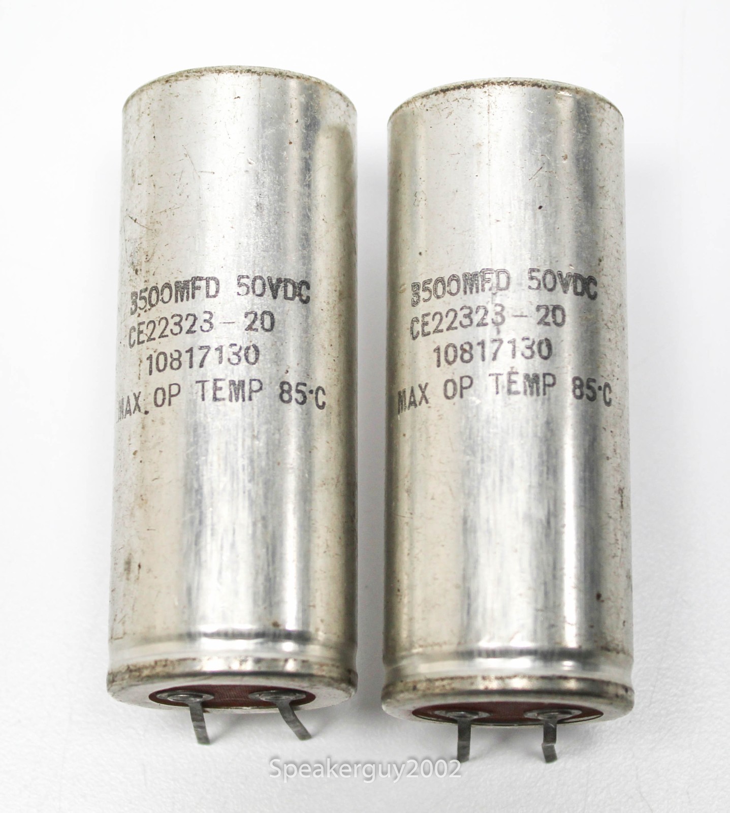 2 - Polarized Can Capacitors / 3500 uf  50 VDC  -- C3