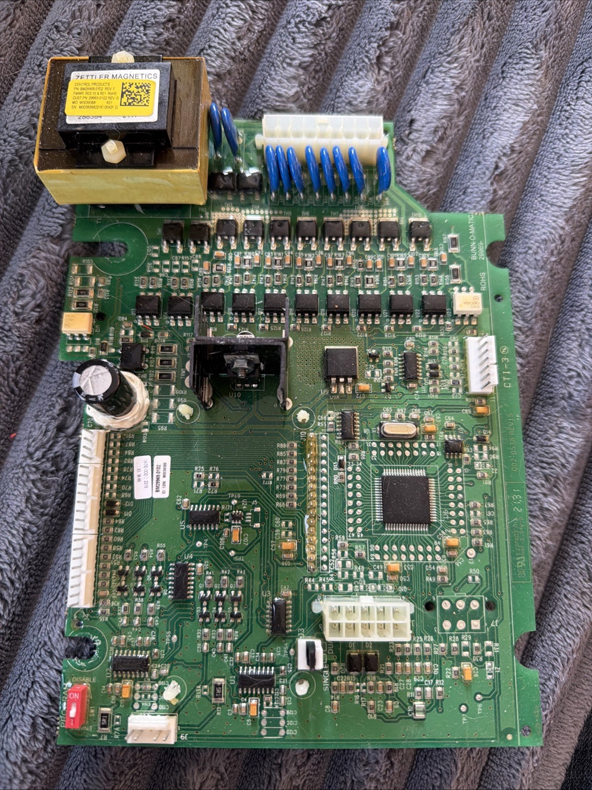 Bunn Dual TF DBC 120V/208V Main Board 29969.1000