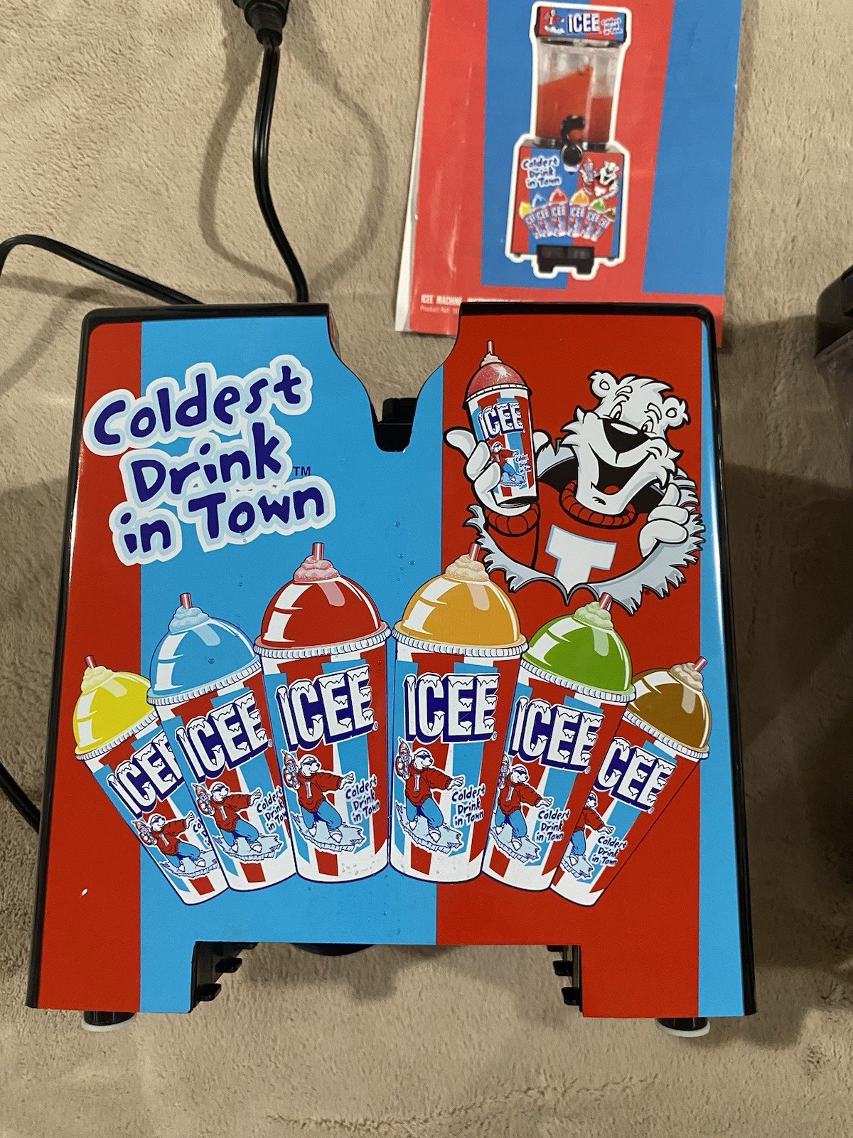 Icee Slushie Making Machine. ICEE Brand Counter-Top Sized
