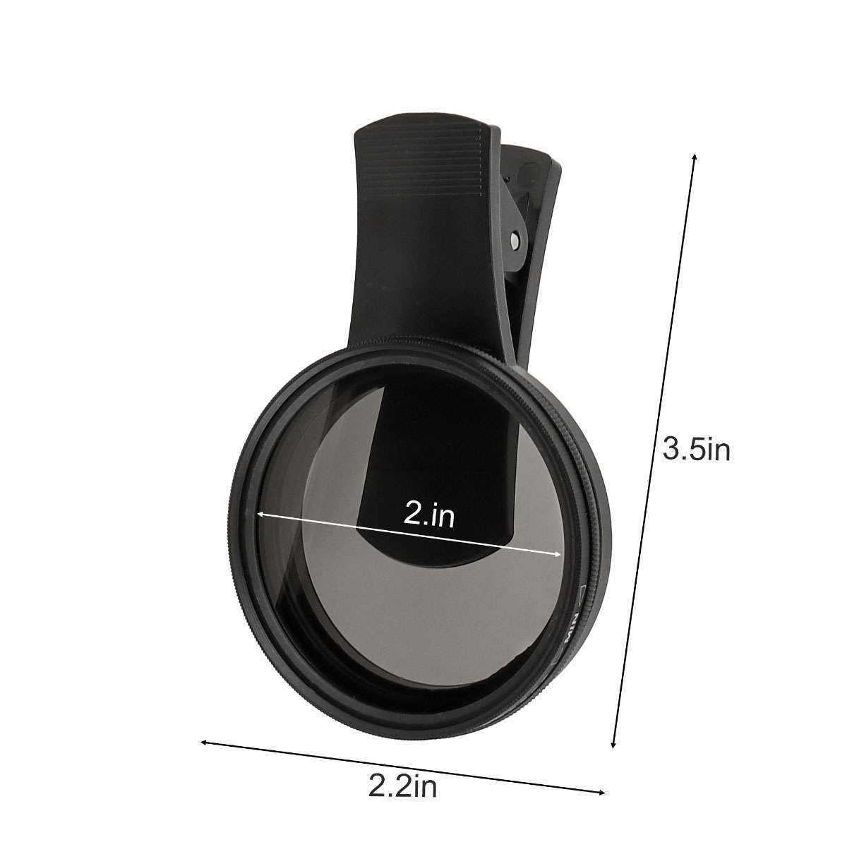 Solar Eclipse Camera Lens Filter Universal with Clip for Smartphone,Enhancing US