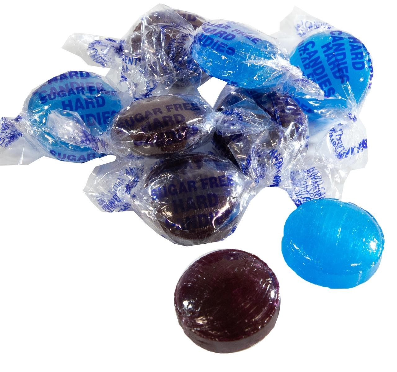 Arcor 2 lb SUGAR FREE MIXED BERRY Hard Candy Discs Wrapped Disks Buttons Bulk