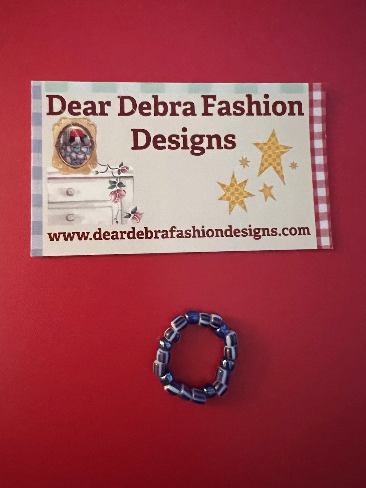 Beaded Ring One Size Fits All