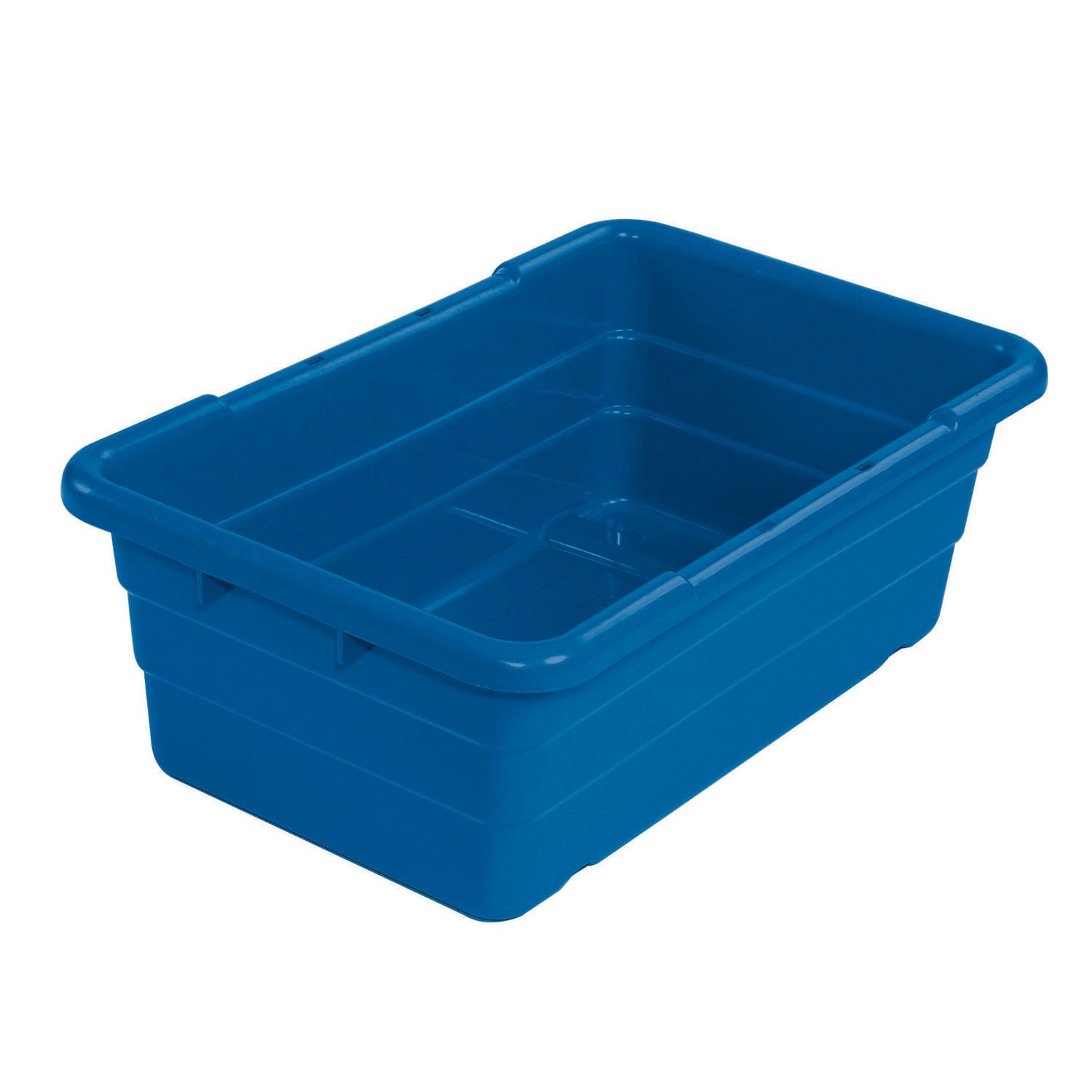 Blue Cross Stack Nesting Tote Tub -  25-1/8 x 16 x 8-1/2 Lot of 6
