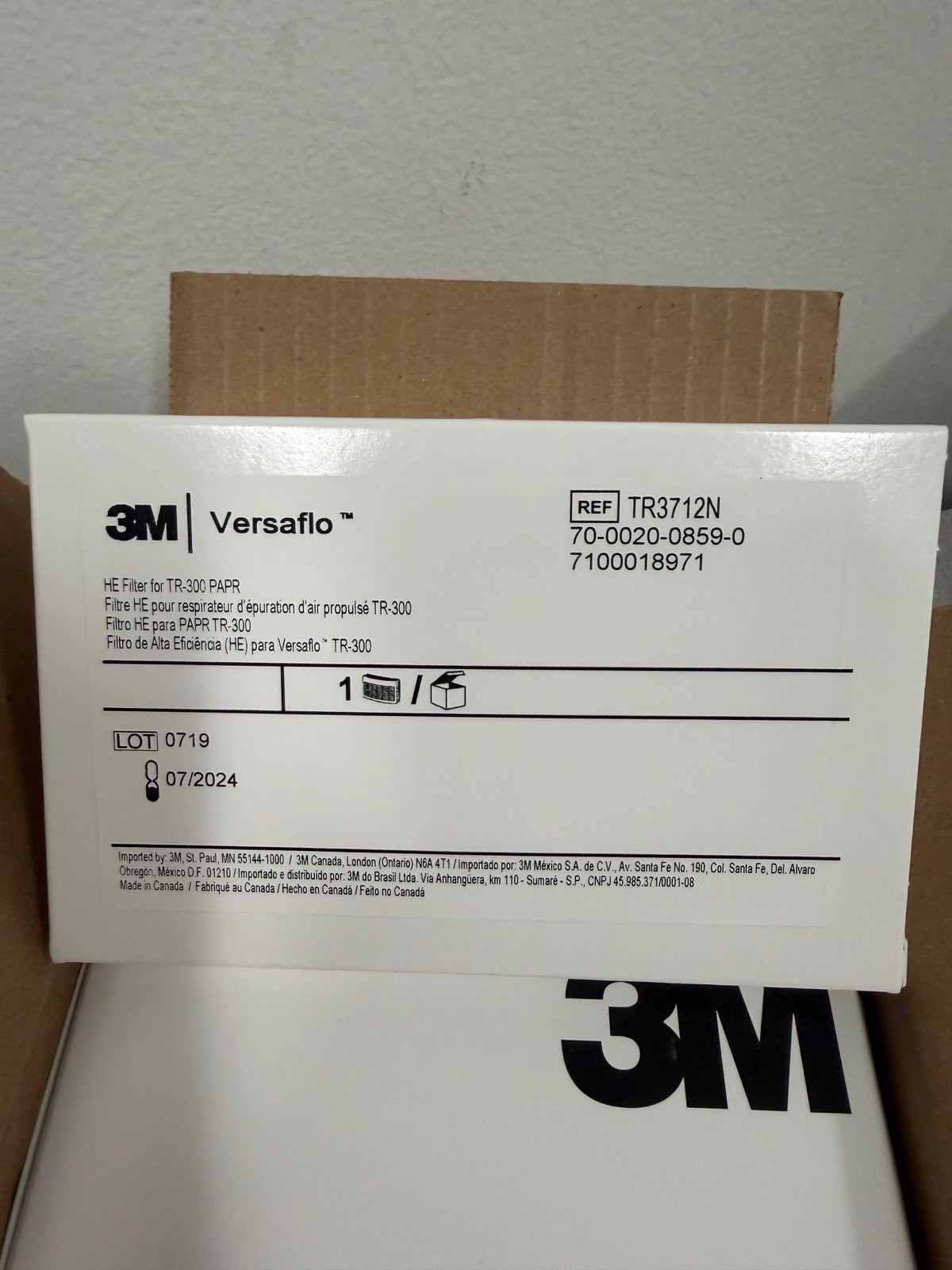3M HE Filter for Versaflo TR3712N