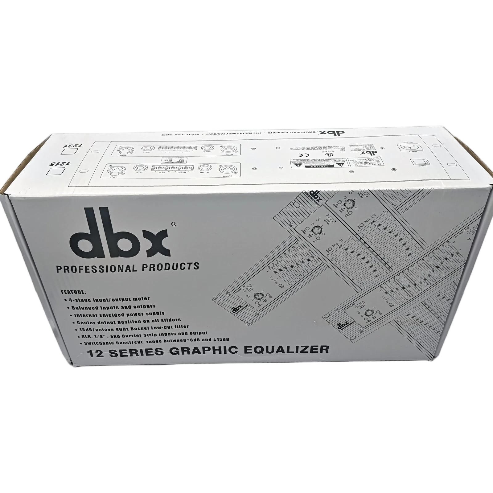 DBX 1231 Dual Channel 31-Band Graphic Equalizer Professional Audio NEW
