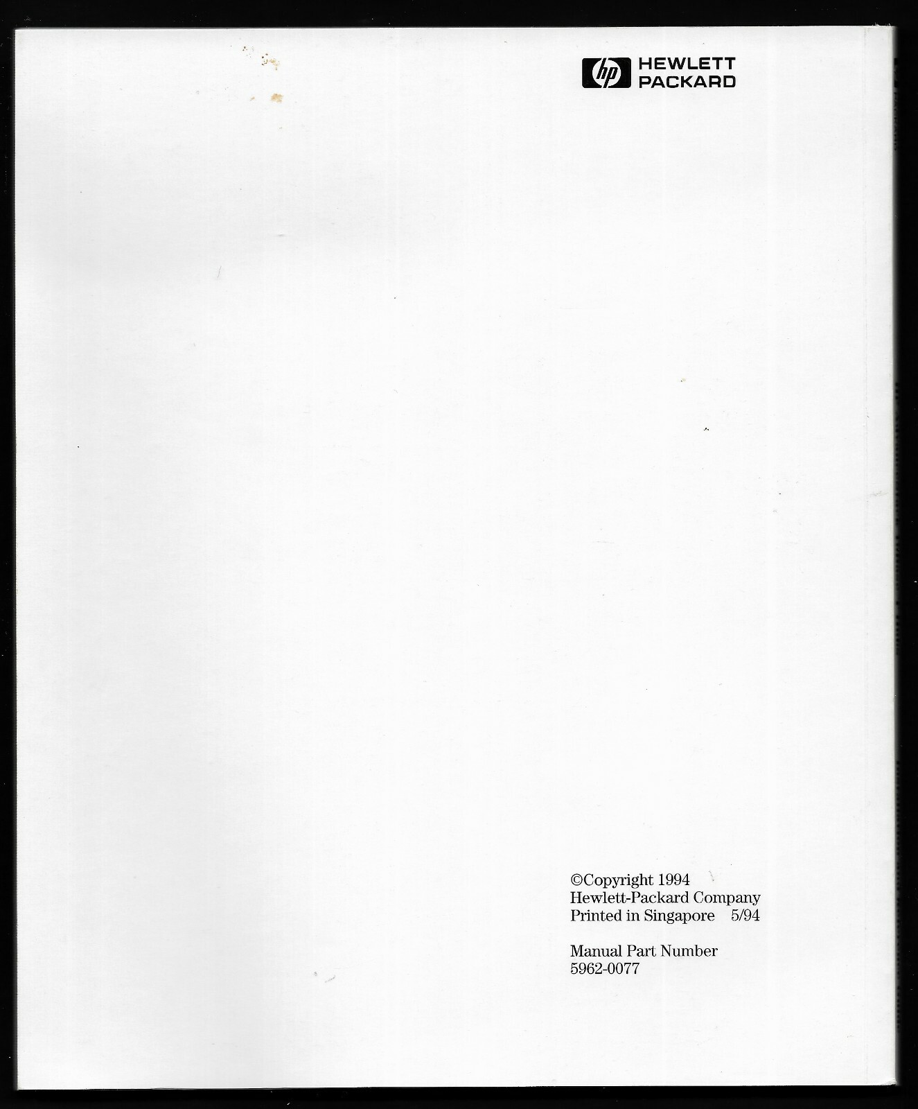 Installation and Reference Guide HP AdvanceStack 10Base- T Hubs #5962-0077