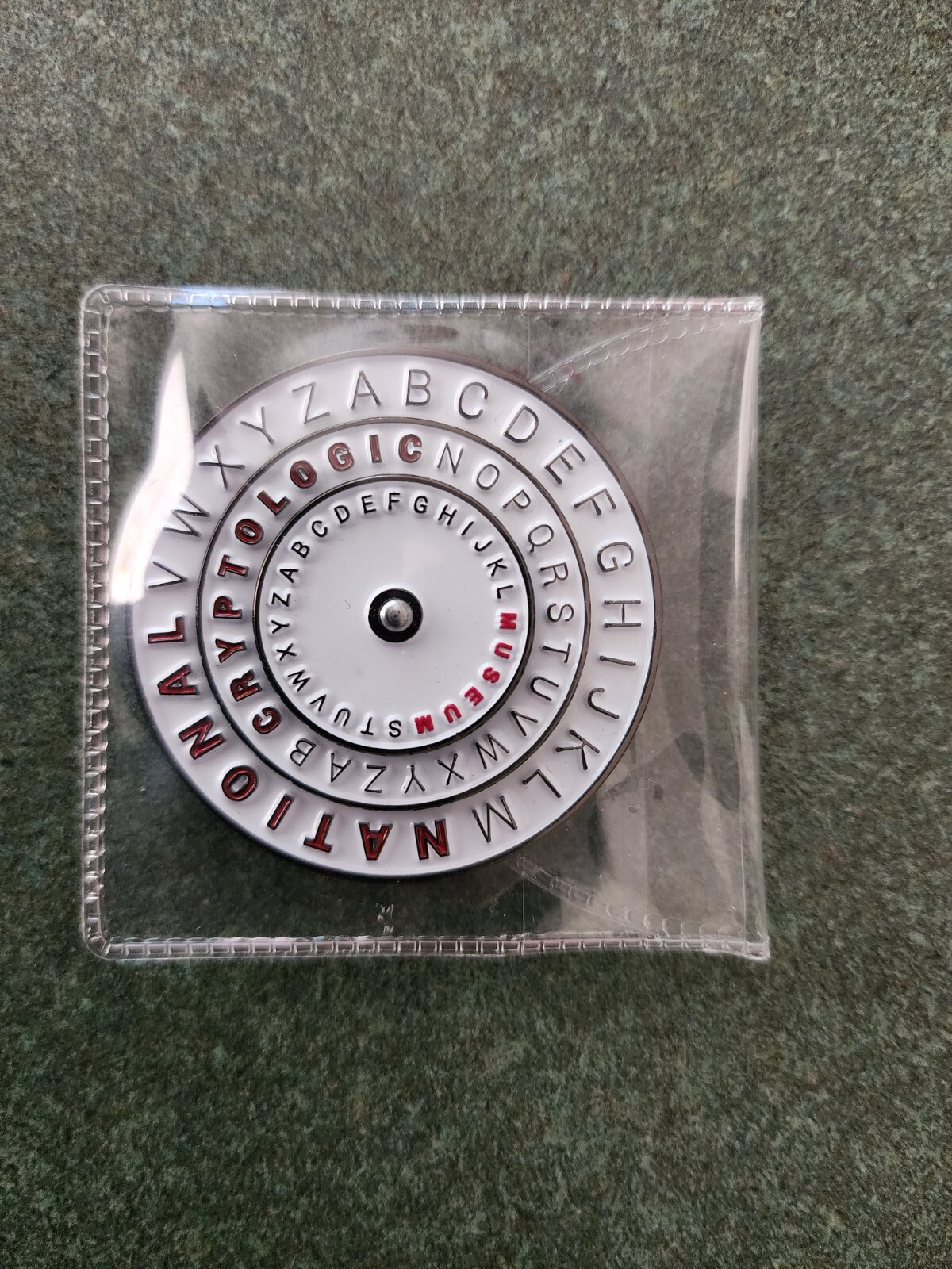 National Security Agency National Cryptologic Museum Rotating Coin -Rare!