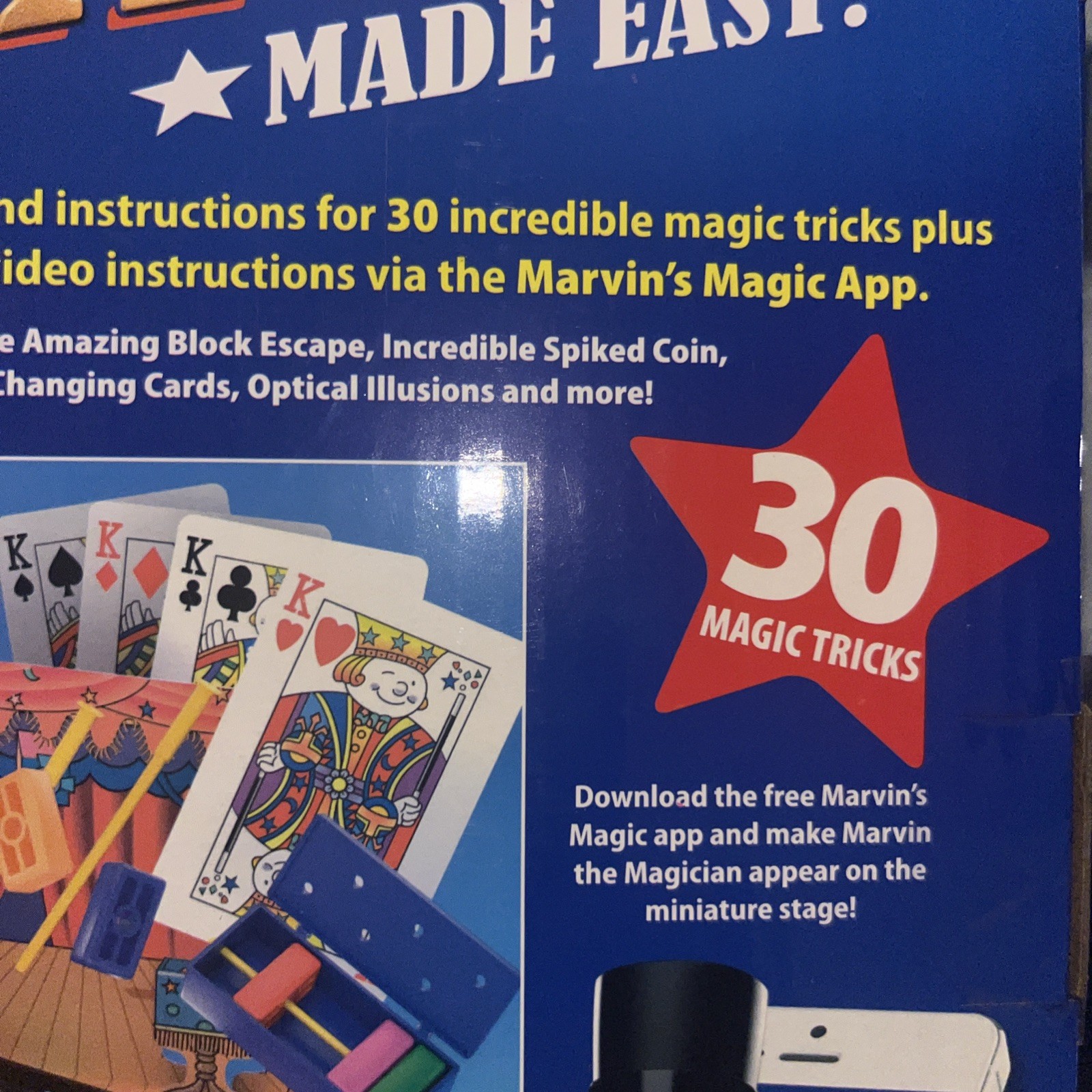 Marvin's Magic Amazing Magic Tricks Made Easy 30 Tricks Age 6+ Fun Learning