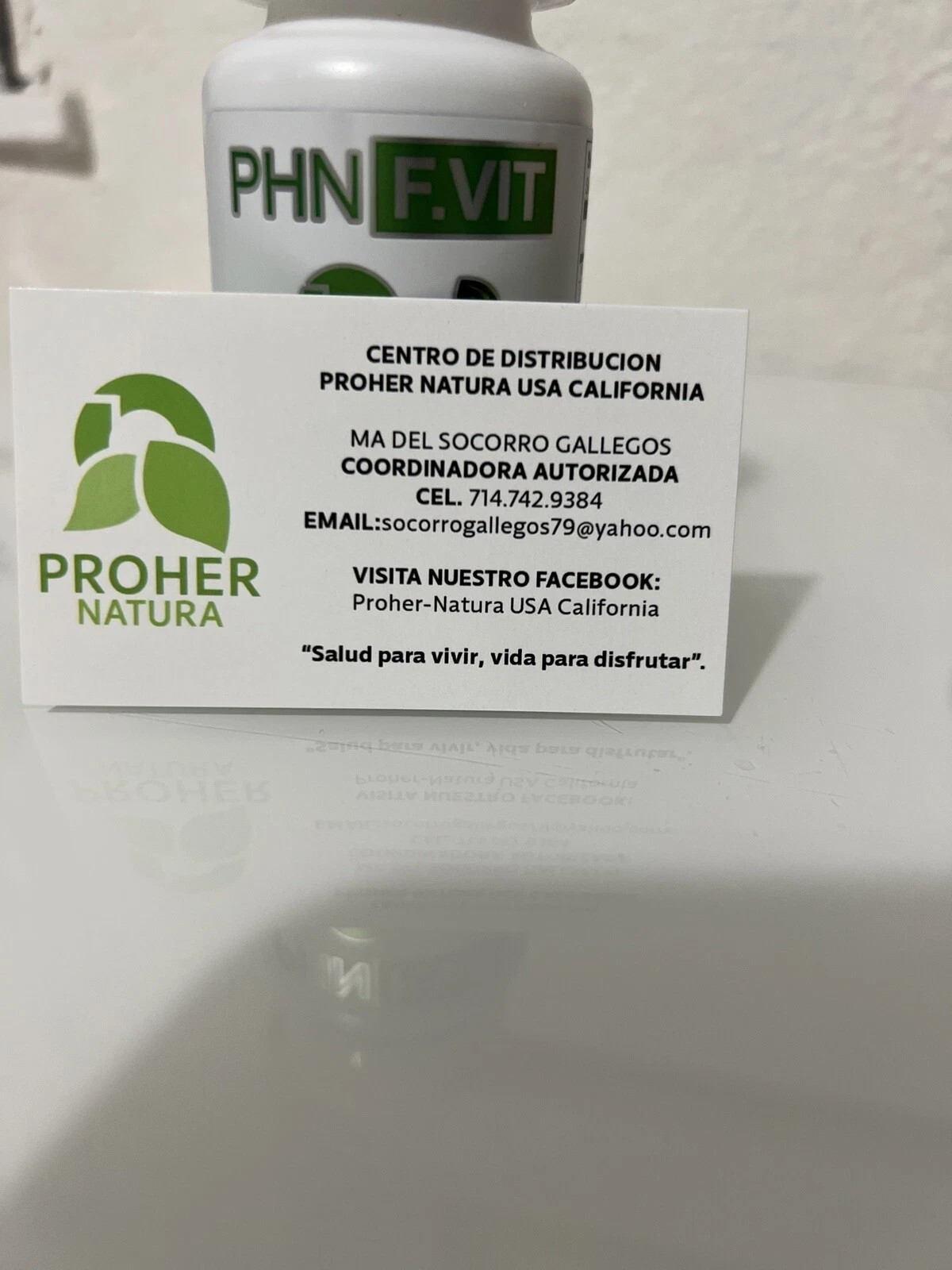 F VIT DE PROHER NATURA ORIGINAL!! DISTRIBUIDOR AUTORIZADO