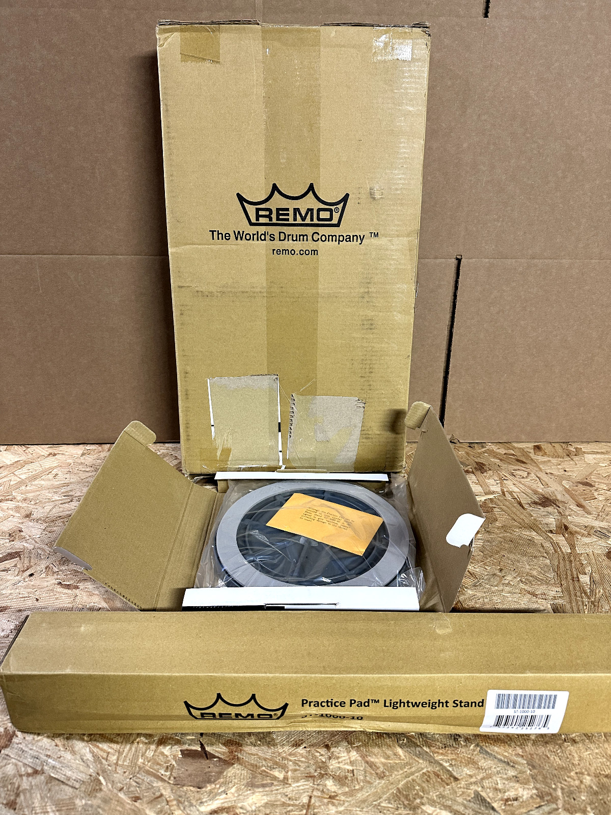 New open box Remo RT0008ST-U 8 in. Practice Pad with Stand