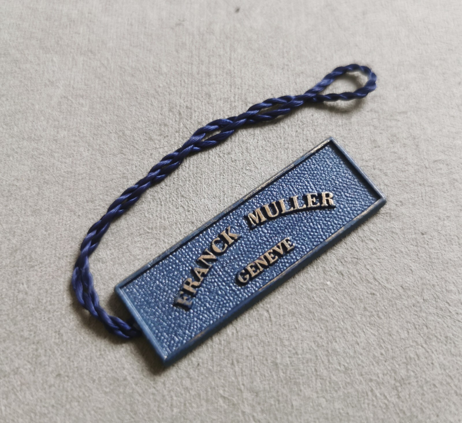 Franck Muller Vintage T2 plastic rectangular blue tag very good