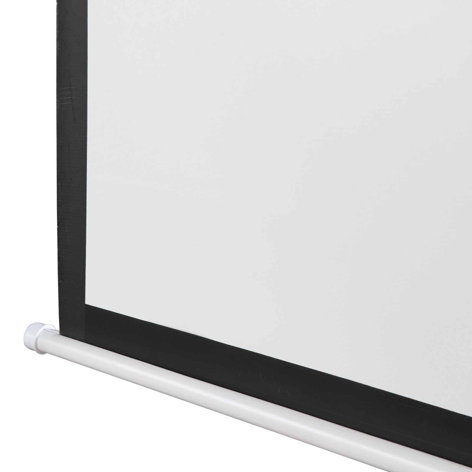 120"1:1 Projection Projector Screen Manual Pull Down Matte HD Movie Theater Home
