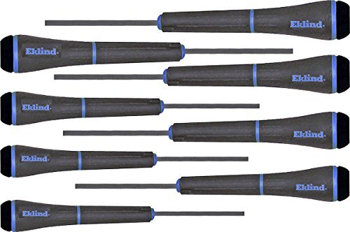 Eklind 92400 PSD Hex (allen) Precision Screwdriver - 8pc set Metric MM 0.7-4