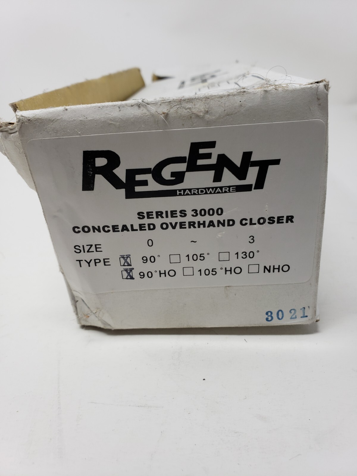 Regent Series 3000 Concealed Overhand Closer 90° HO
