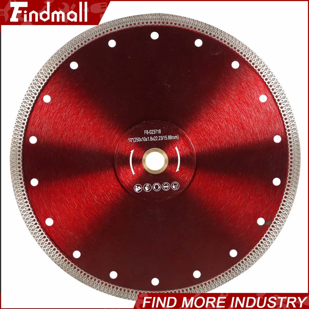 Findmall 10" Saw Blade For Cutting Porcelain Tile Ceramic Granite Marble