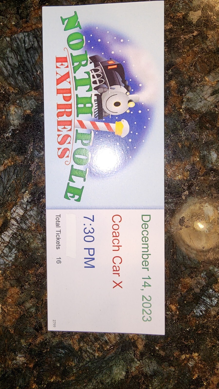 North Pole Express tickets