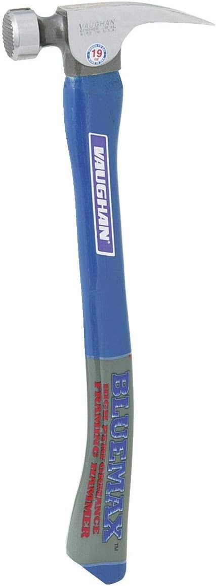 VAUGHAN CFB2HCM California Framer Hammer, 19 oz Milled, Nail Starter, Assembl...
