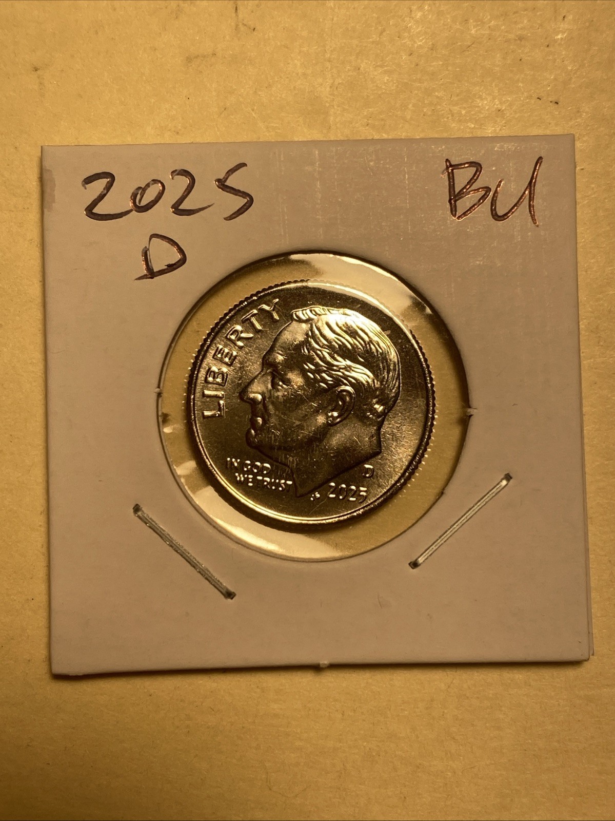 2025-D Roosevelt Dime BU Free Shipping