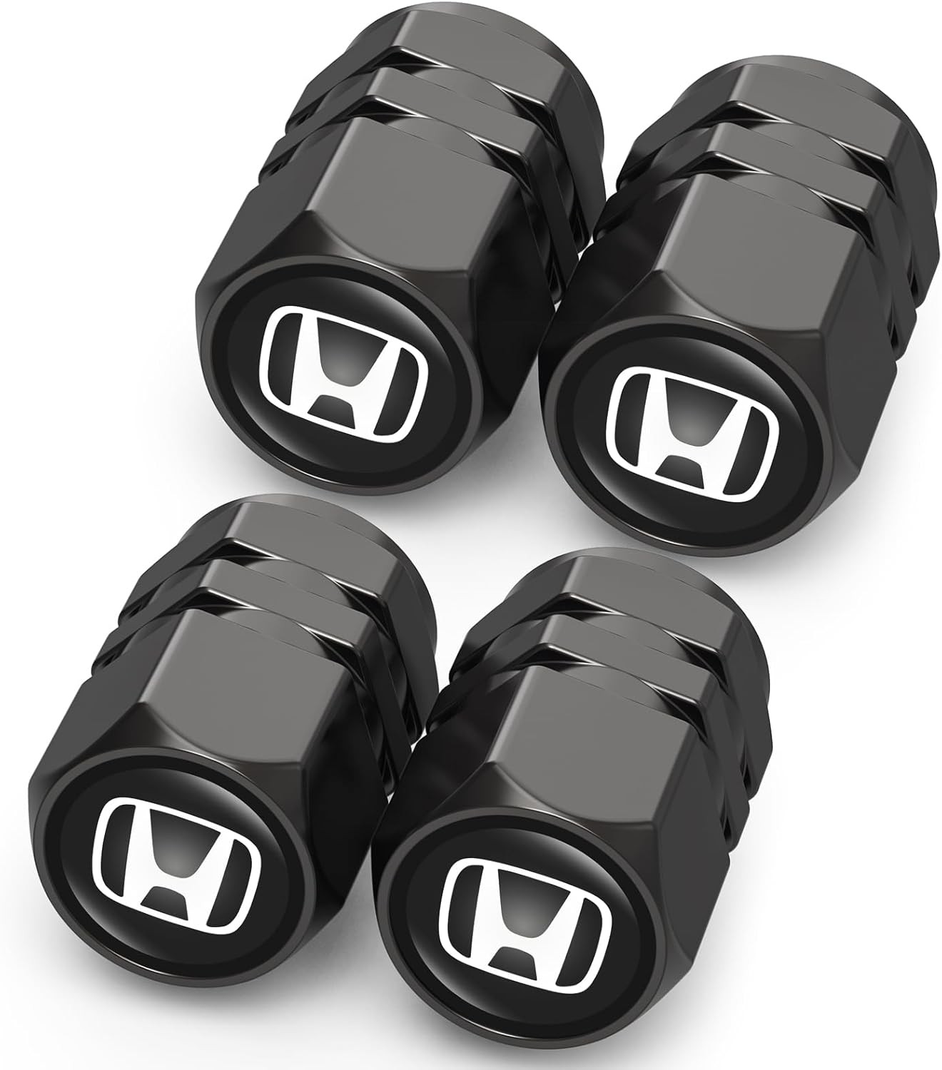 Tire Valve Caps, Valve Stem Caps Fit Honda Accord Civic Fit CRV Pilot EX CR-V EX