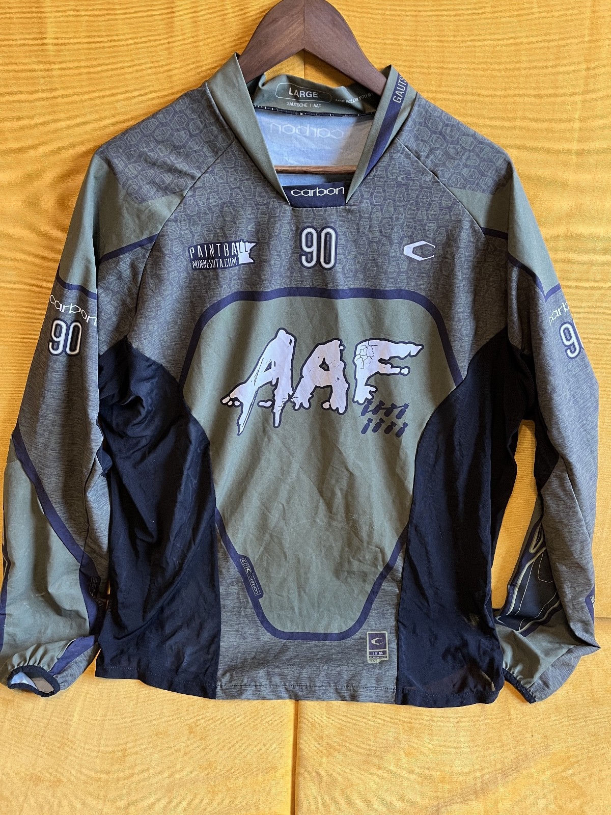 Custom CRBN Paintball SC Jersey - Air Assault Factory - AAF. SIZE L. RARE!