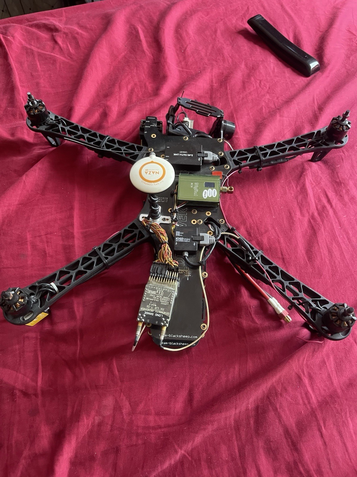 Team BlackSheep (TBS) Discovery Quadcopter Drone - DJI Naza GPS Long-Range Setup