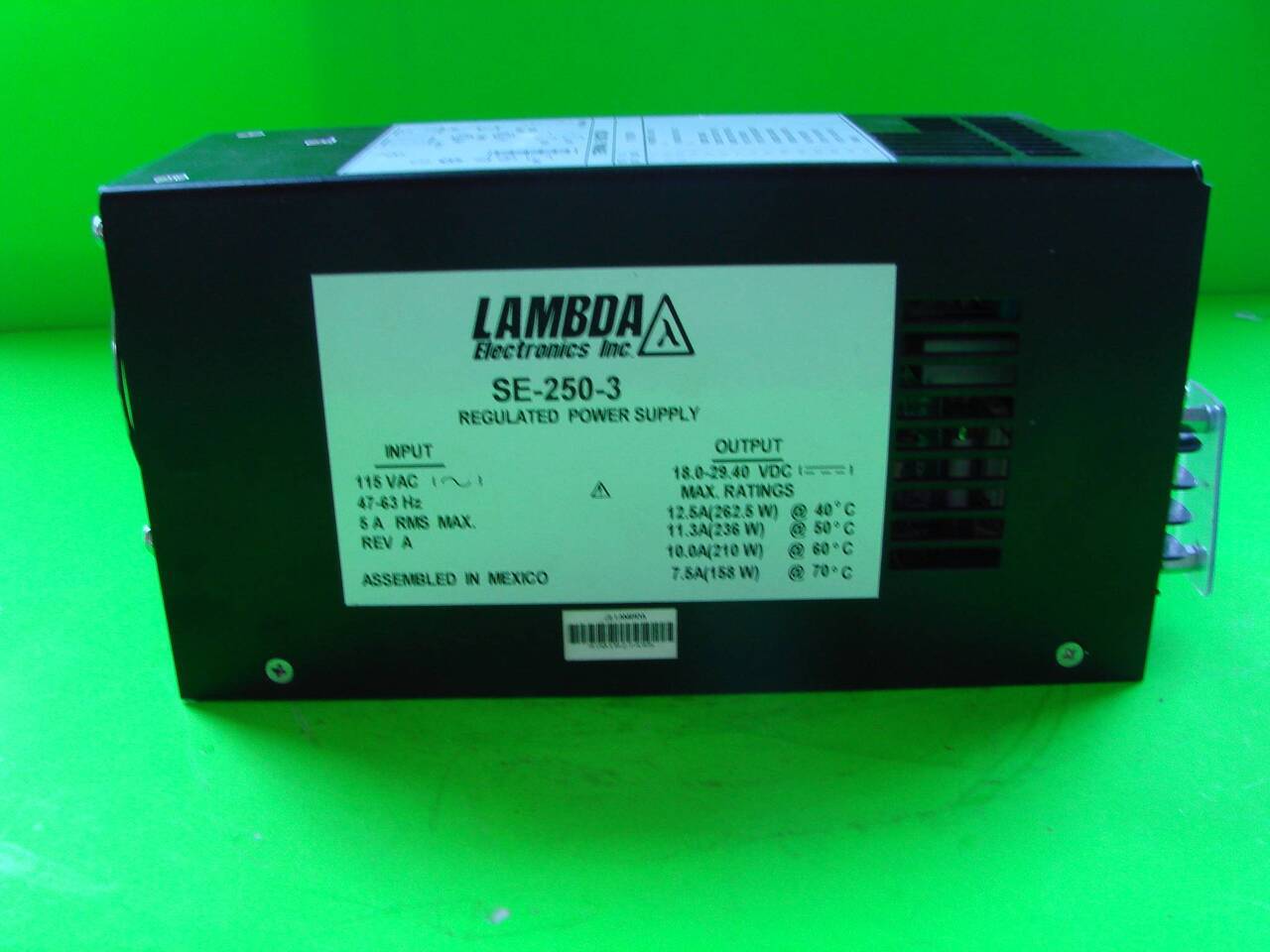 LAMBDA Power Supply SE-250-3 Used #10214