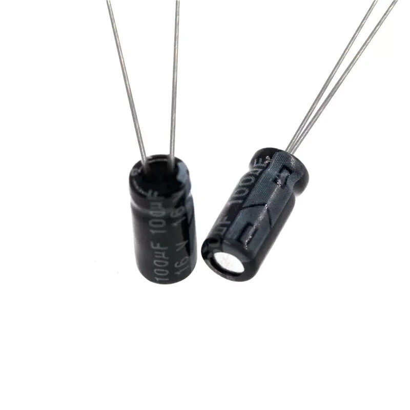 (3-PACK) 100uF 16V 100MFD 16VDC 5x7mm Electrolytic Capacitors Radial USA Seller