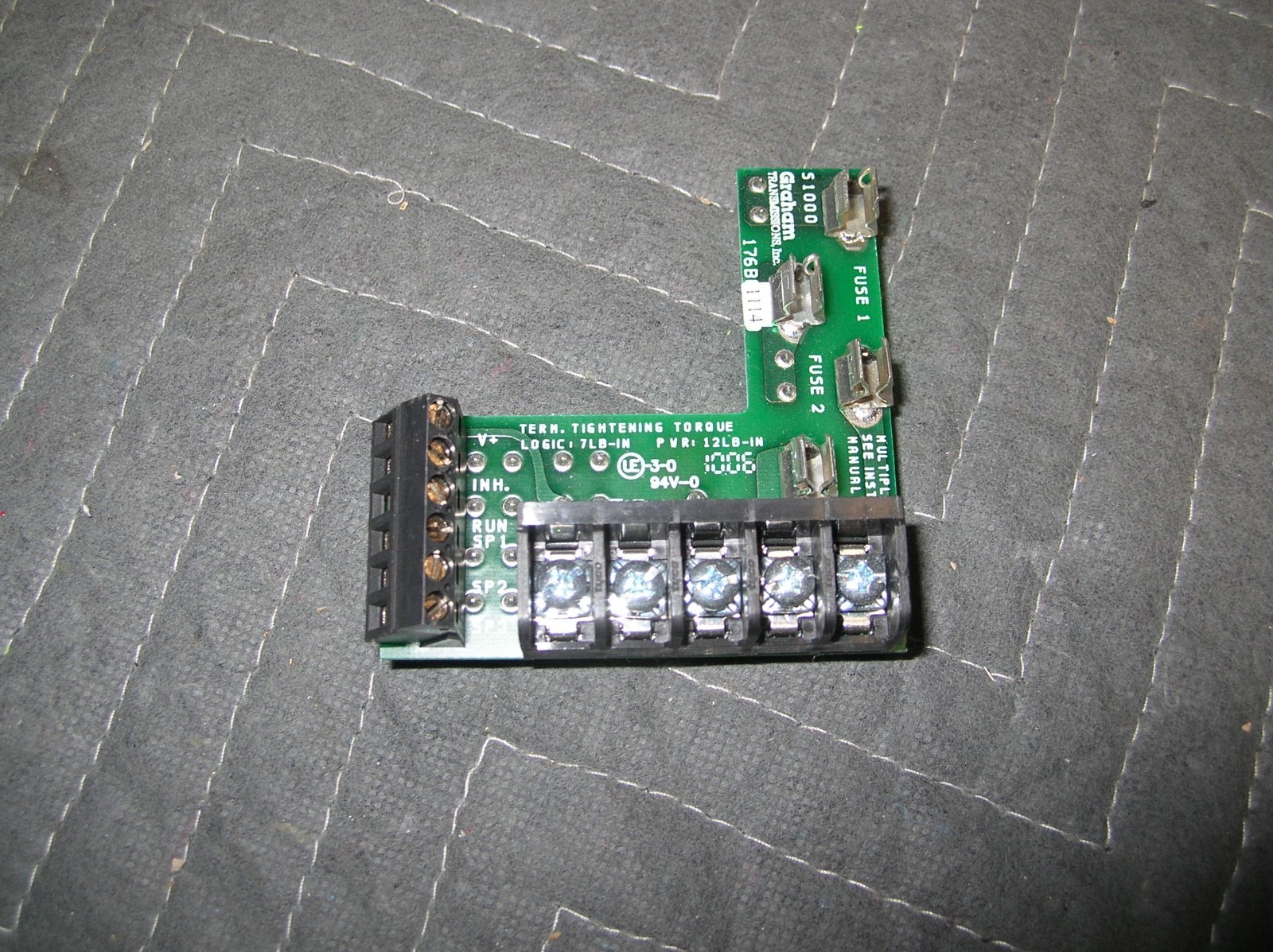 Graham Transmissions #176B1114 Speed And Torque Control Board *NOS*