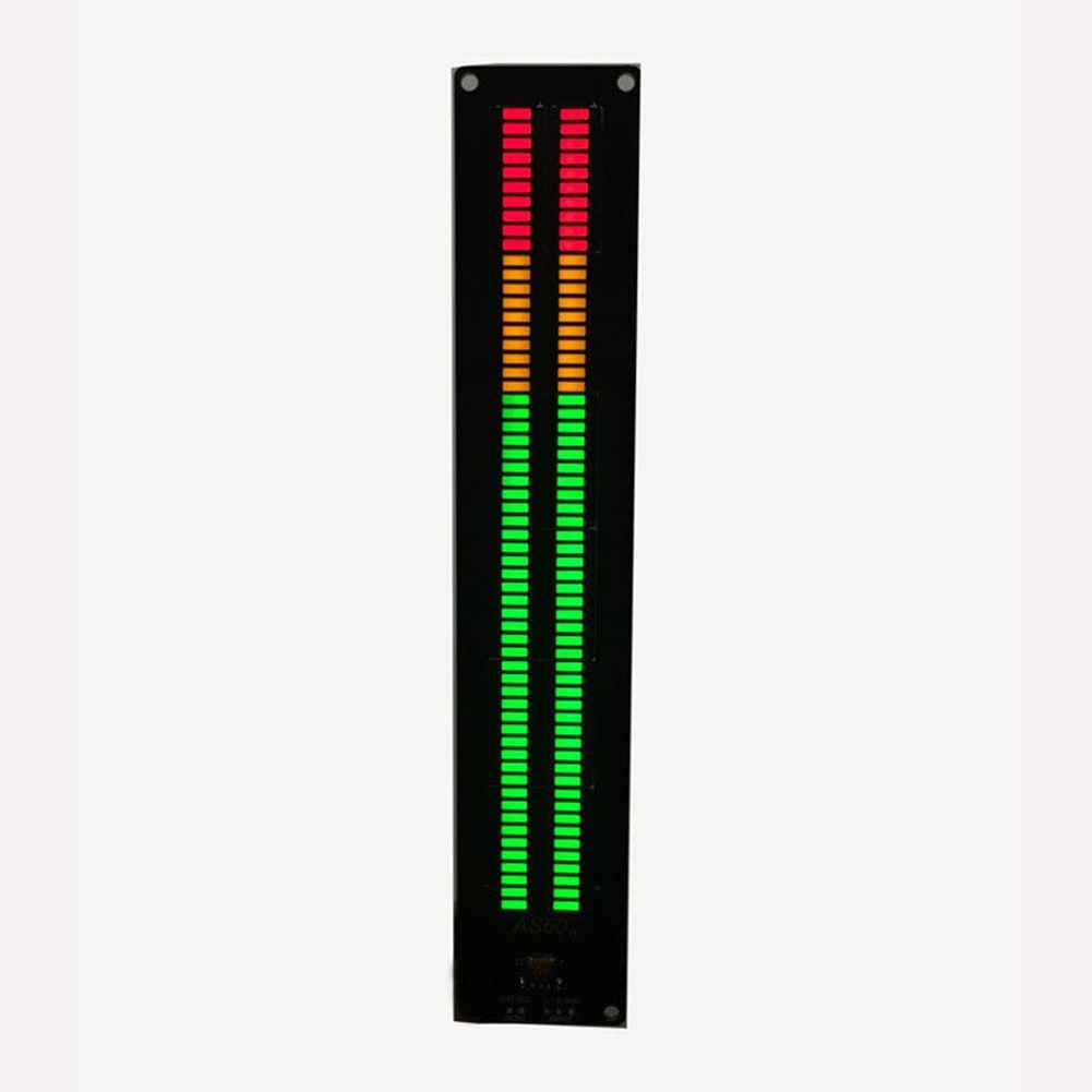 for Professional grade AS60 Dual channel LED Volume Meter for Audio Analysis