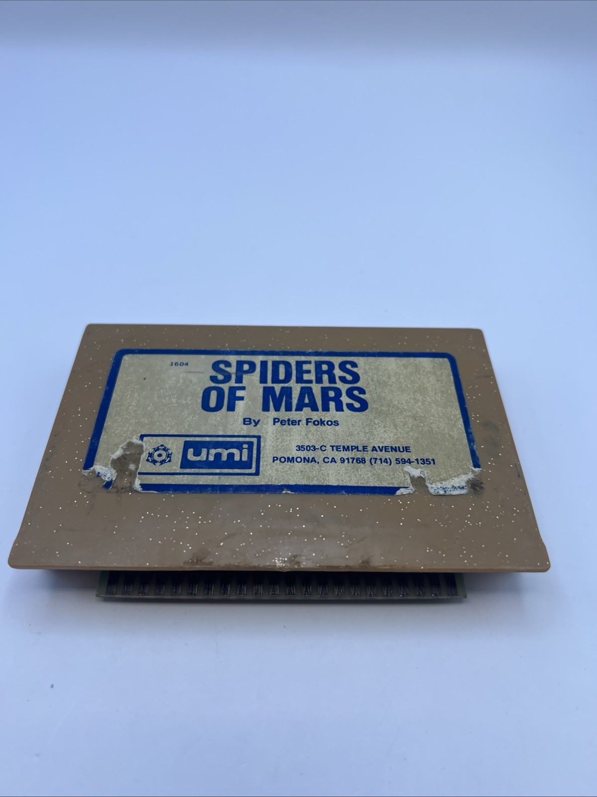 AS-IS / Spiders of Mars / Umi / Commodore VIC 20 game cartridge /