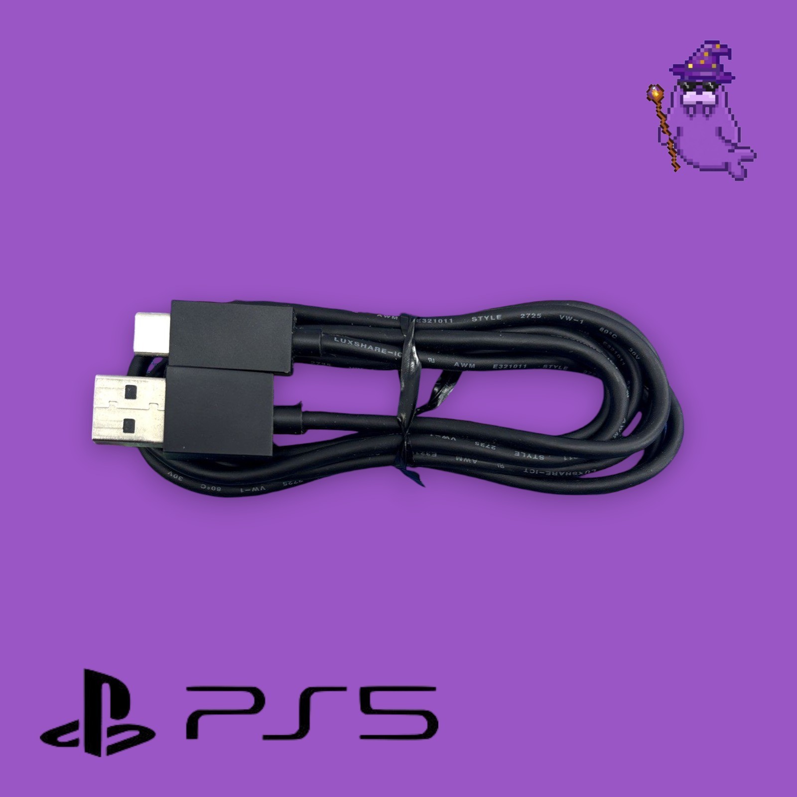 OEM PS5 DualSense USB-A to USB-C Charging Cable PlayStation 5 Controller Cord
