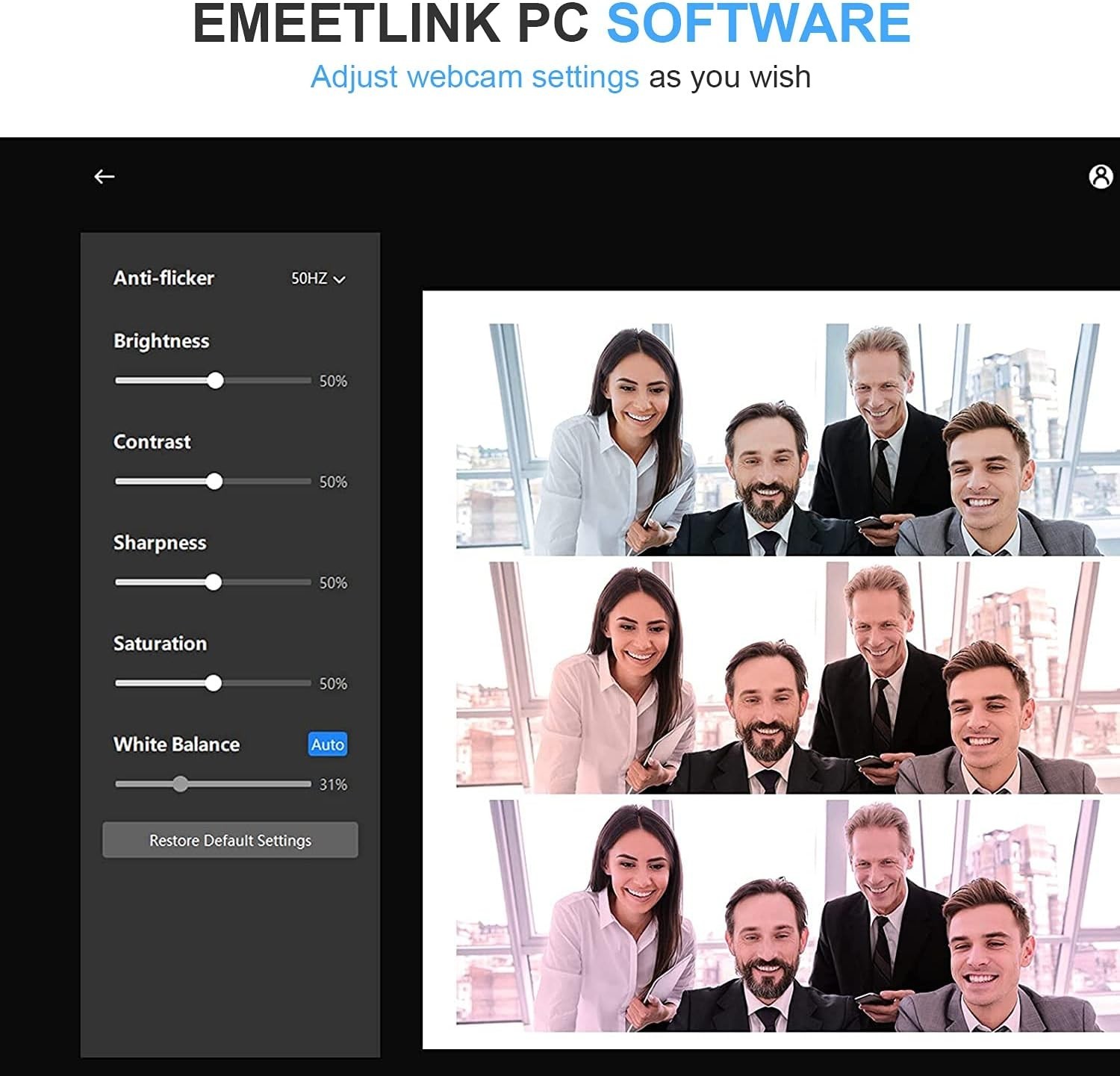 Multi-Application Streaming Camera, Zoom/Teams/YouTube//
