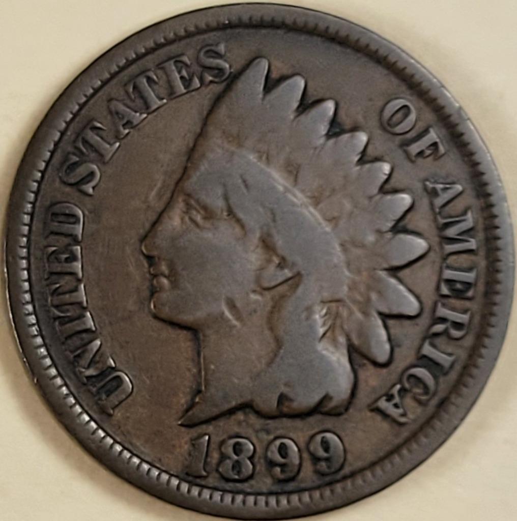 1899  Indian Head Cent - ** VG+ **