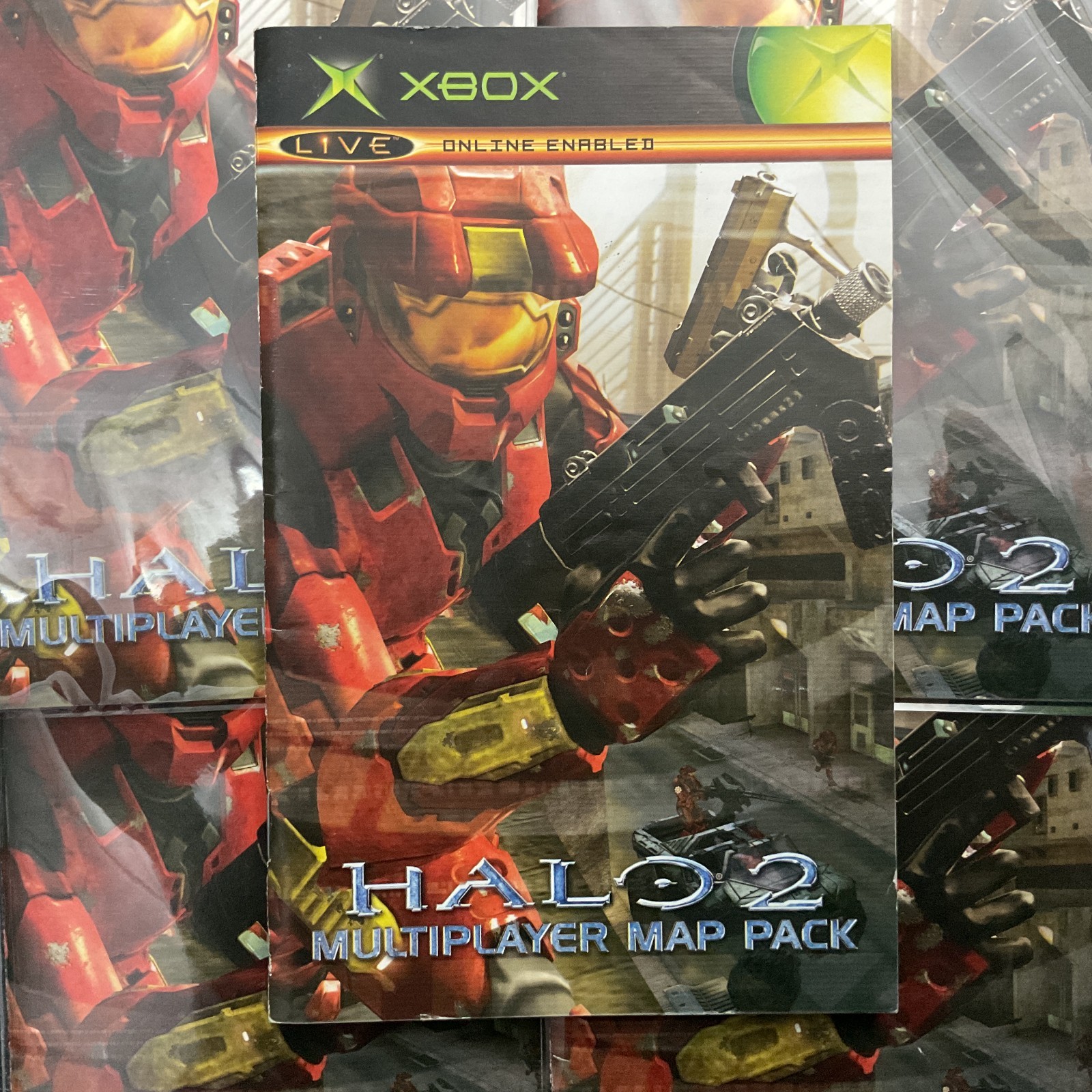 Halo 2 Multiplayer Map Pack Microsoft XBOX Instruction Manual Only