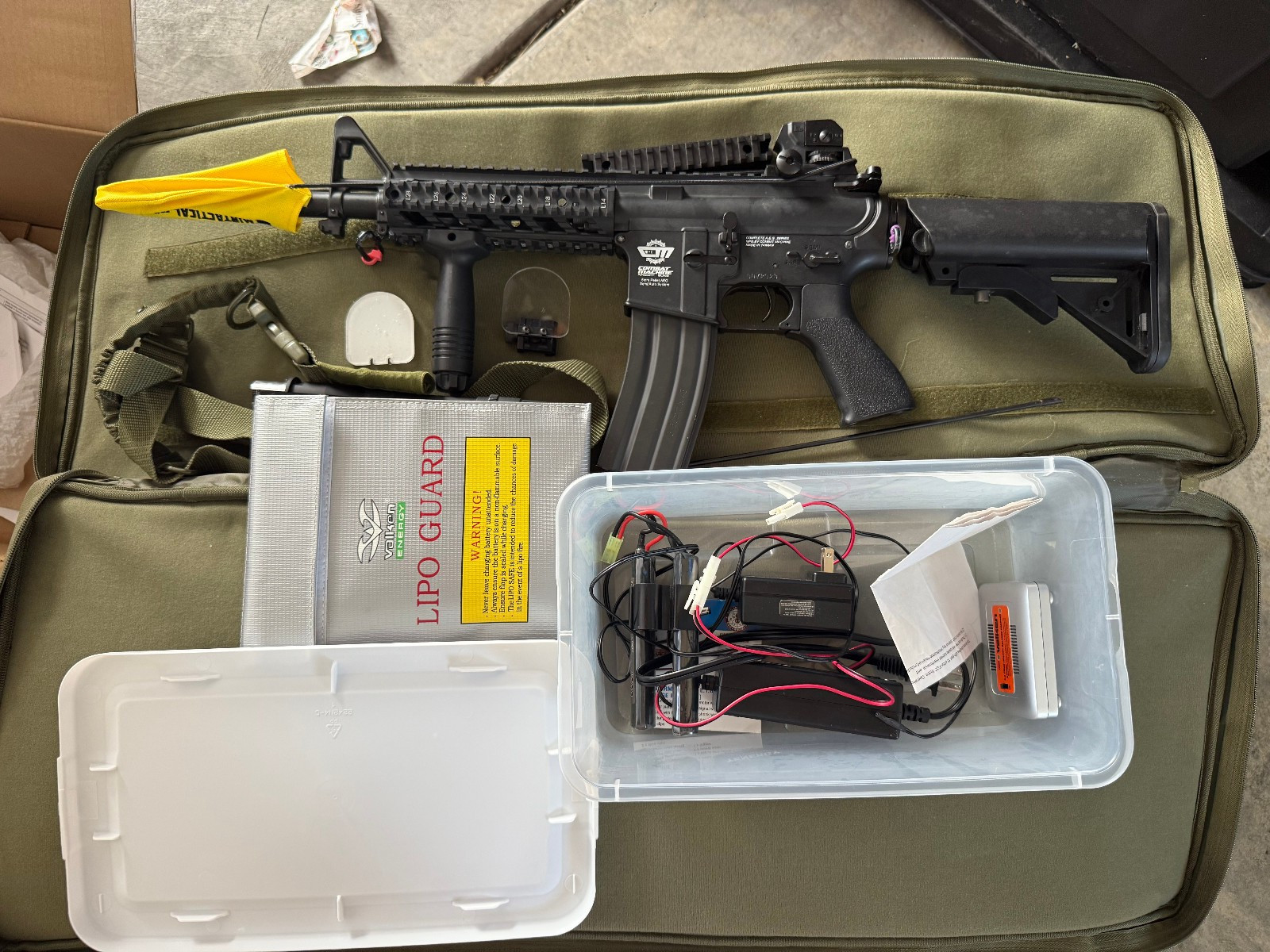 G&G Combat Machine 16 Raider Airsoft AEG Rifle + Upgrades!
