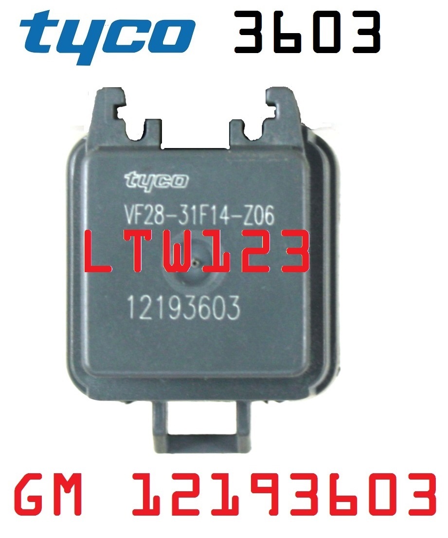Buick Chevy GMC Hummer Pontiac Pin Blower Motor Relay GM 12193603 Tyco 3603
