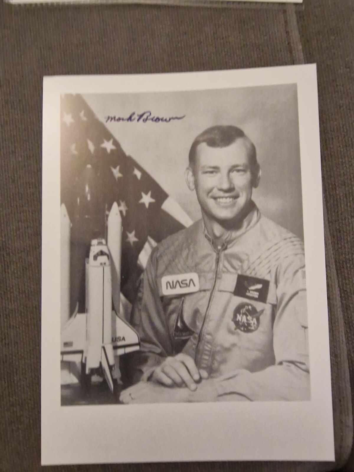 Mark N. Braun INPERSON NASA Astronaut Autograph Signed Autograph