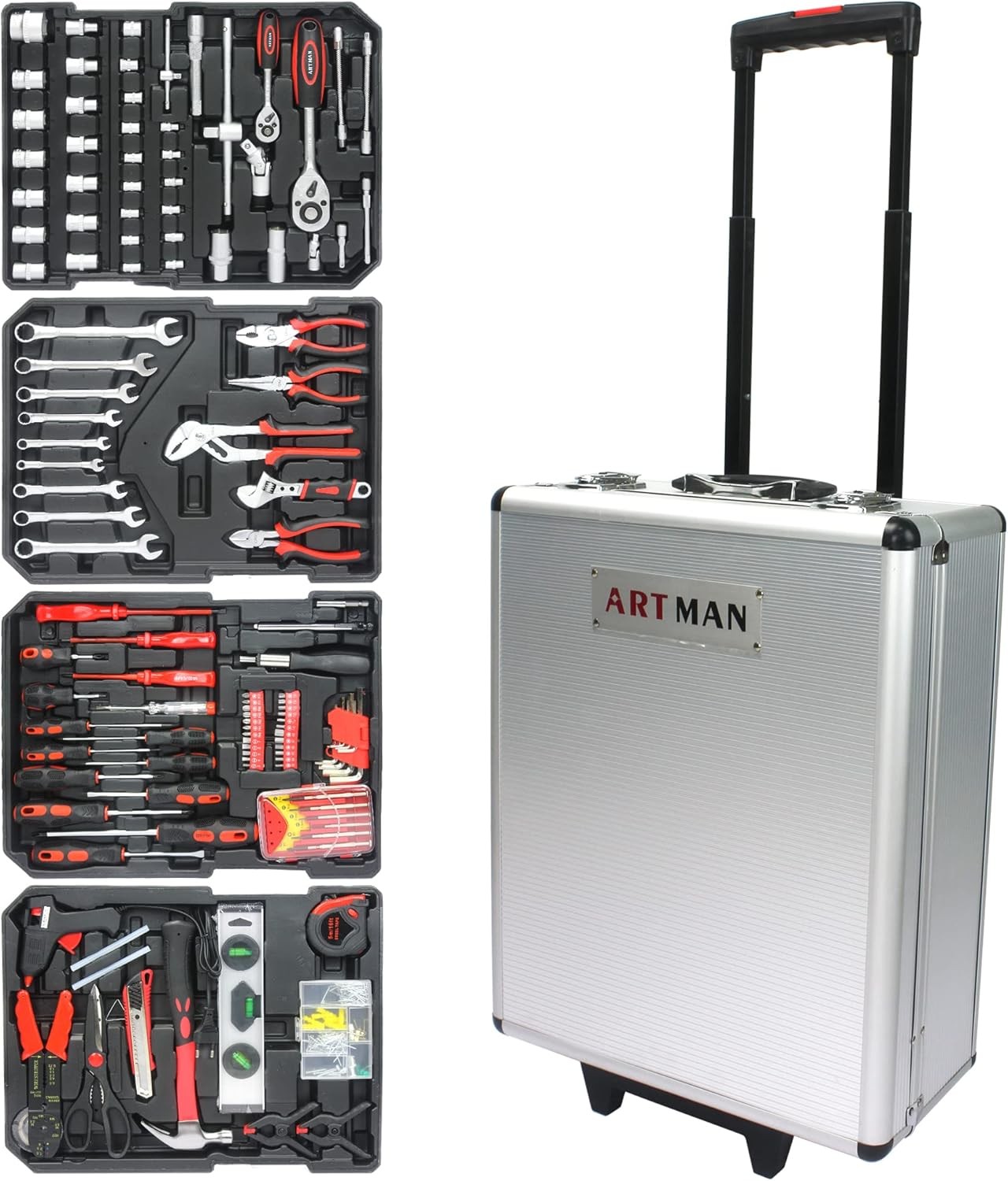 899 all-in-one multifunctional toolboxes and suitcases, essential maintenance b