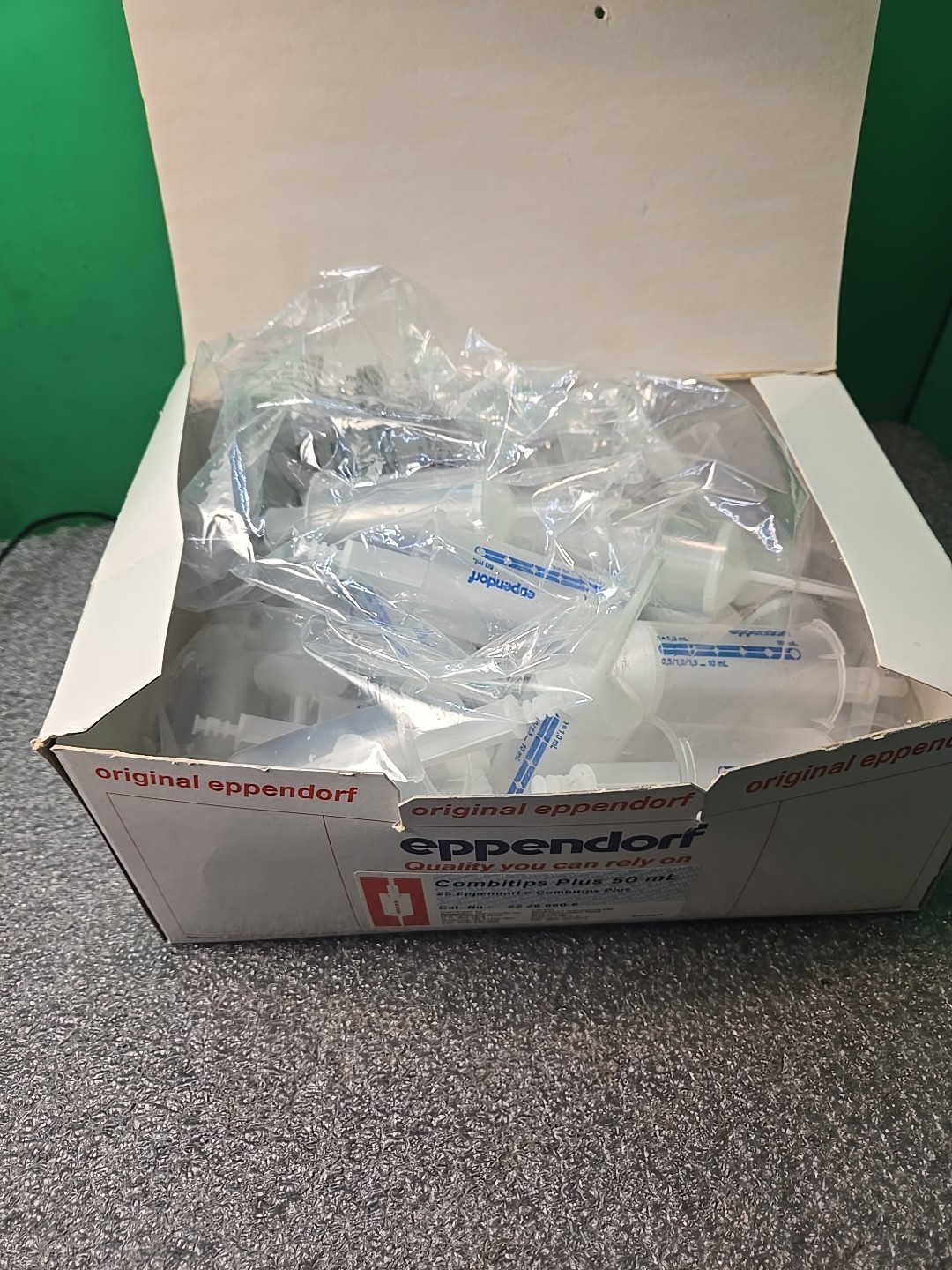 Eppendorf Combitips Plus 50ml 25 pack Part No 22 26 660-8 | 2226660-8