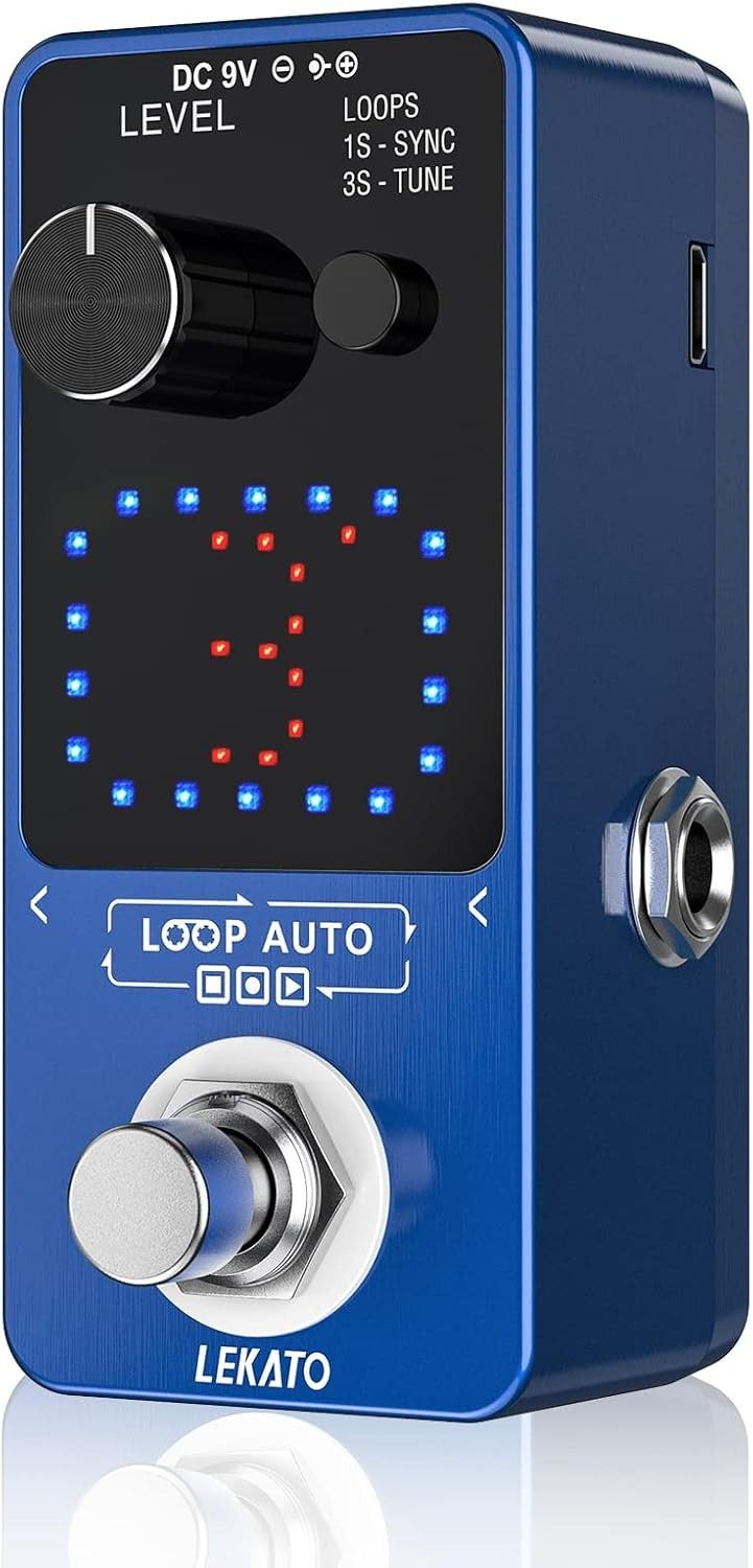 Guitar Looper Pedal with SYNC & Tuner Function