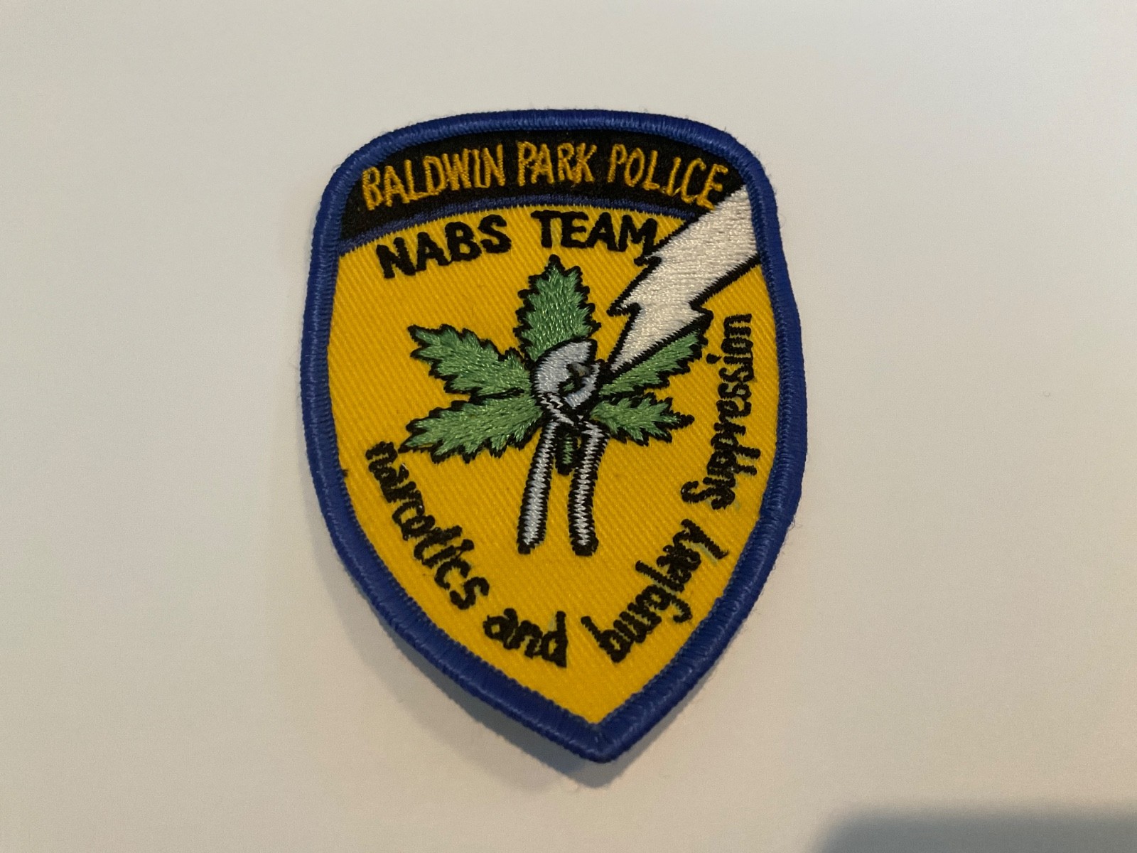 Older Baldwin Park Police  Narcotics Burglary suppression State California CA