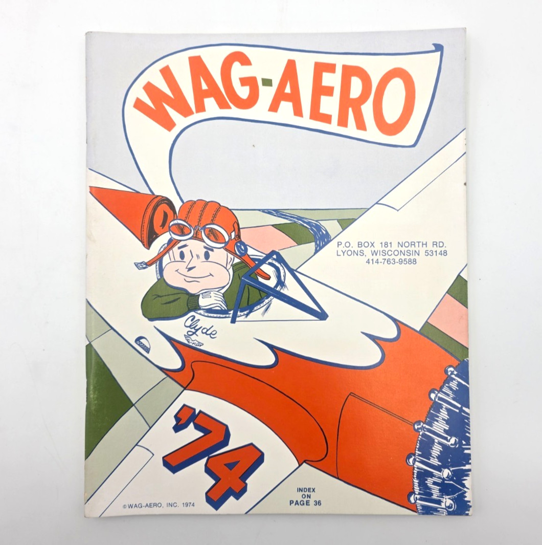 1974 WAG-AERO Aircraft Supply Catalog – Vintage Homebuilt Aircraft Parts Manual