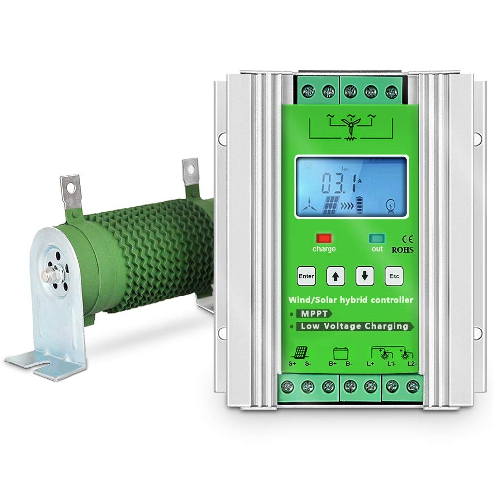 Isunergy 1000W Solar Hybrid Charge Controller 12V/24V Mppt Boost Charge