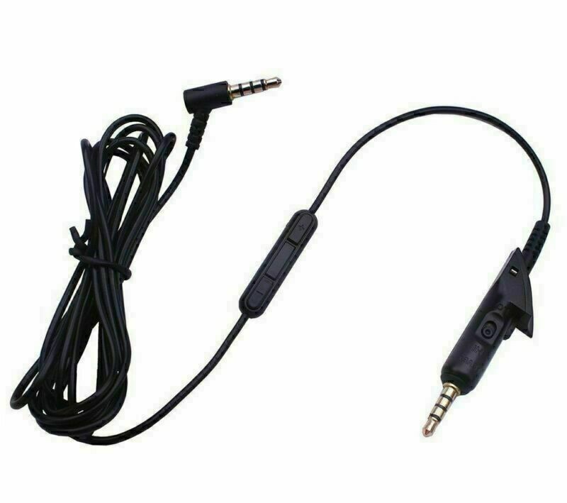 Replacement Audio Cable Cord For QuietComfort QC15  QC2 Headphone Wire Mic
