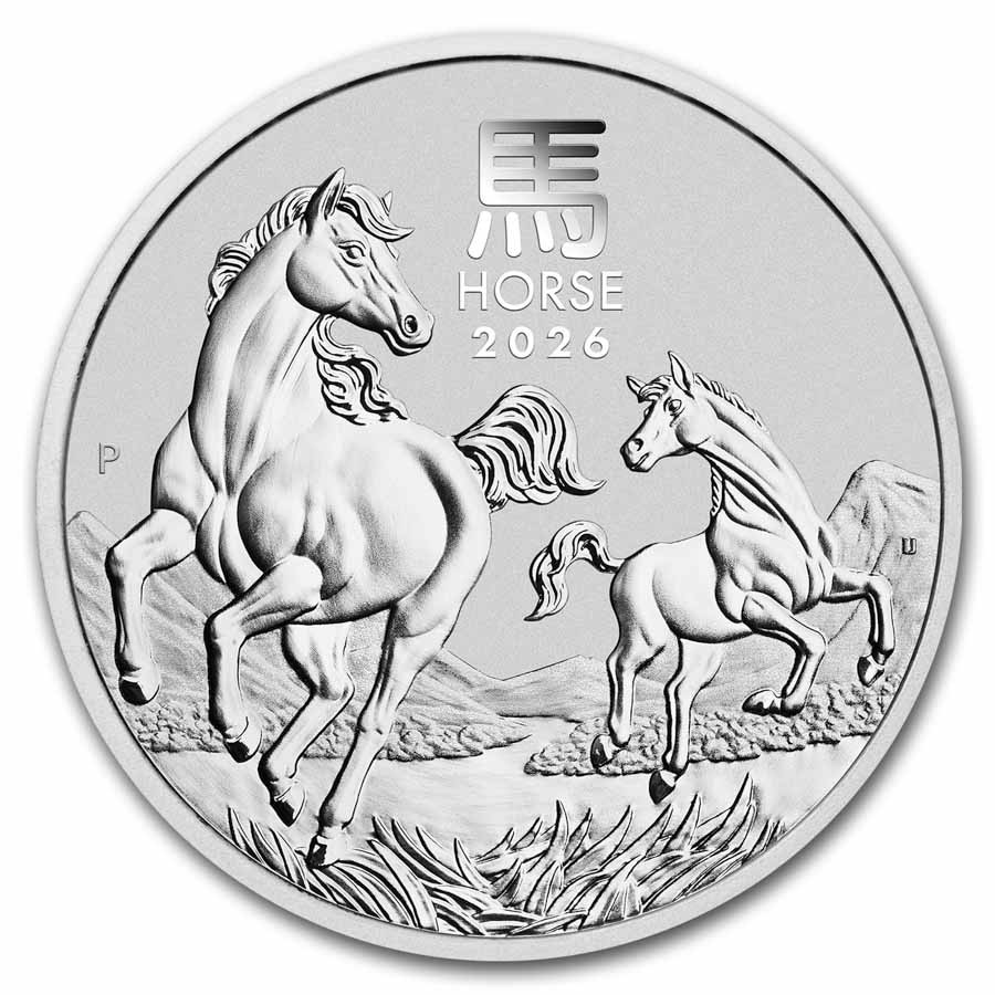 2026 Australia 2 oz Silver Lunar Horse BU (Series III)
