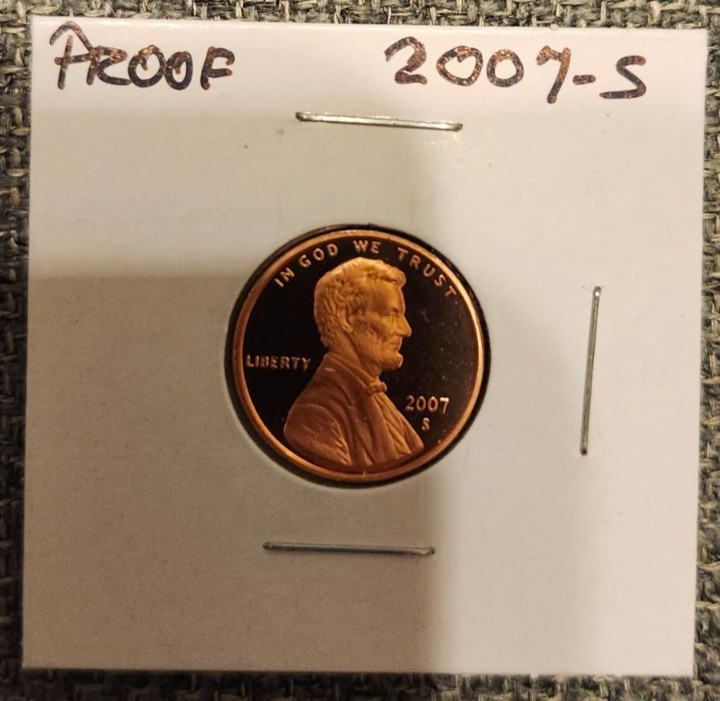 2007 S Proof Lincoln Cent