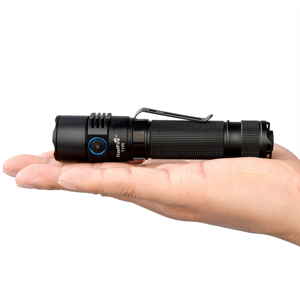 Trustfire T11R Tactical EDC Flashlight Type-c Rechargeable Torch 1800Lumen US