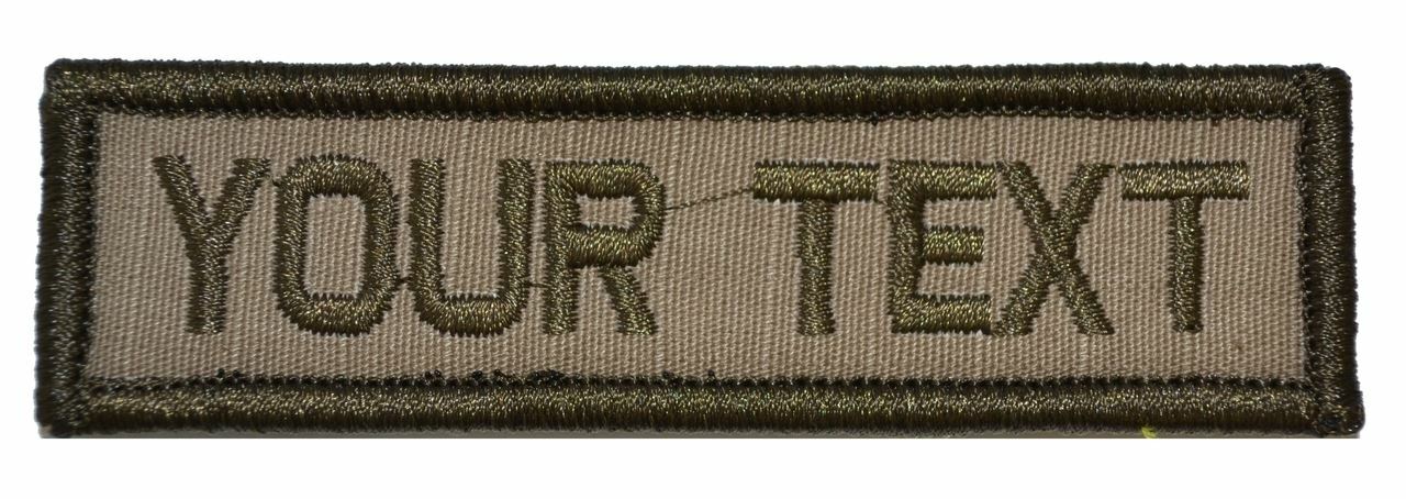 Custom 3" x 10" Patch (Fits Standard Plate Carrier)