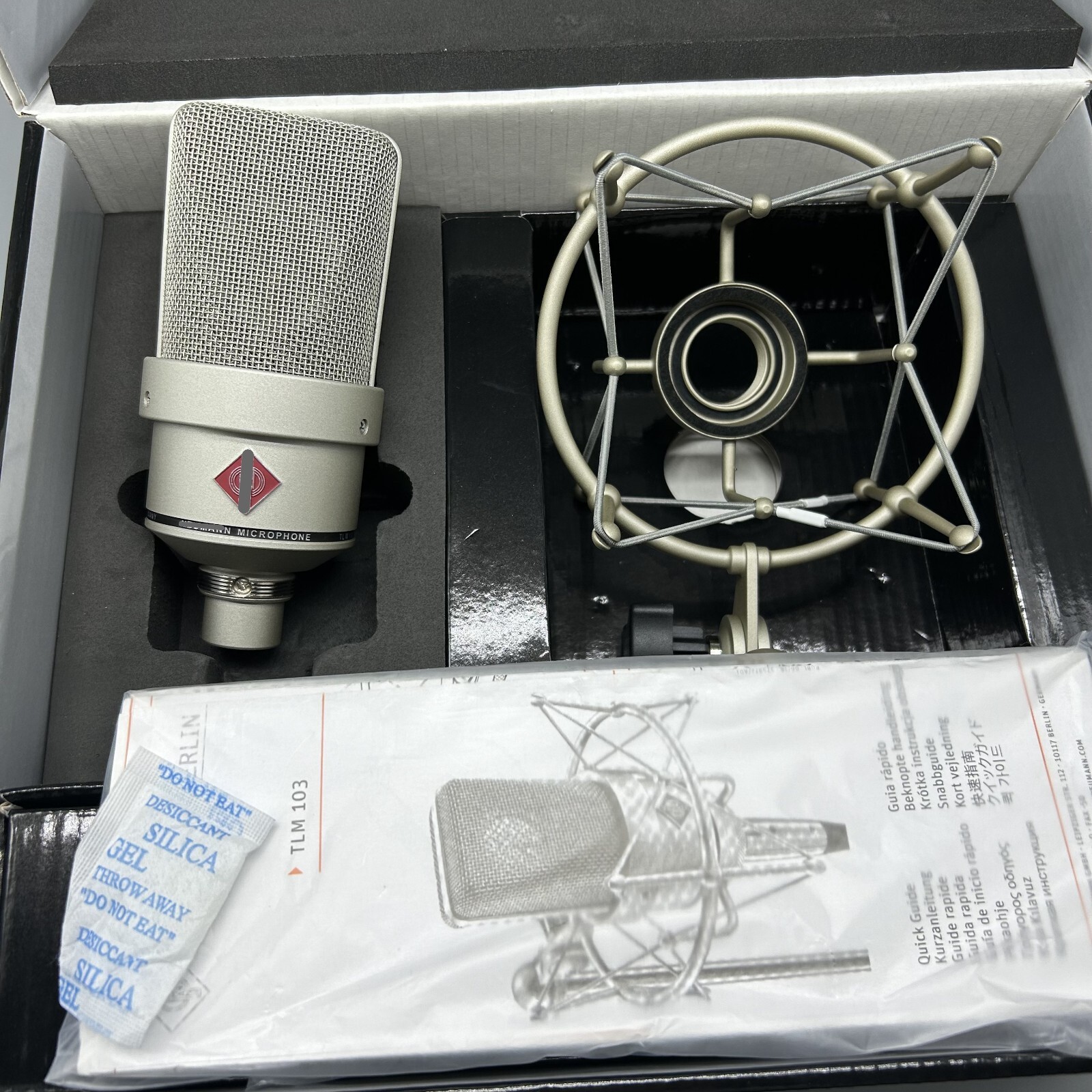 NEW TLM 103 Large-Diaphragm Condenser Microphone w/Box & Shock Mount