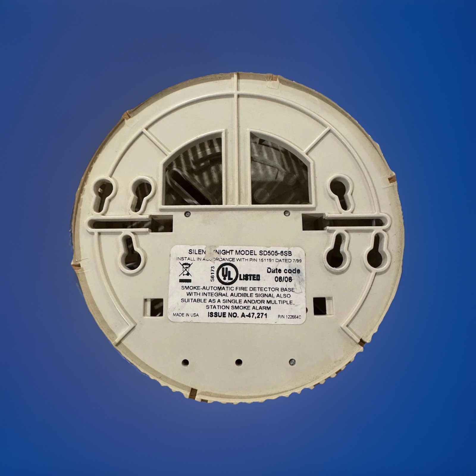 Silent Knight SD505-6SB Addressable Sensor Sounder Base